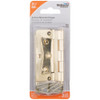 National Hardware 3-1-2 In. Brass Surface-Mounted Door Hinge (2-Count) N244-806 256870