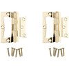 National Hardware 3-1-2 In. Brass Surface-Mounted Door Hinge (2-Count) N244-806 256870