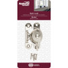 National Hardware Nickel 7-8 In. Crescent Sash Lock N148-767 217447