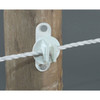 Dare Nail-On White Polyethylene Electric Fence Insulator (25-Pack) SNUG-HTW