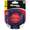 Master Lock 5 Ft. x 1-4 In. Preset Bicycle Lock 8152DASTWD 237951