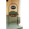 Best Garden Black Rust Resistant Steel 43 In. H. Welcome Plant Stand FP1110 706933