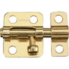 National Hardware 2 In. Satin Brass Cellar Window Barrel Bolt N151-266