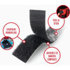 VELCRO Brand 3-4 In. x 15 Ft. Black Sticky Back Reclosable Hook & Loop Roll 90081 612553