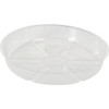 Best Garden 8 In. Clear Vinyl Flower Pot Saucer 703877 Pack of 50