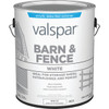 Valspar Latex Paint & Primer In One Flat Barn & Fence Paint, White, 1 Gal. 009.0028603.007 773324