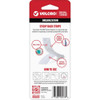 VELCRO Brand 3-4 In. x 3-1-2 In. White Sticky Back Hook & Loop Strips (4-Count) 90076 623415