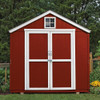 Valspar Latex Paint & Primer In One Flat Barn & Fence Paint, Red, 1 Gal. 009.0028598.007 773300