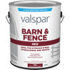 Valspar Latex Paint & Primer In One Flat Barn & Fence Paint, Red, 1 Gal. 009.0028598.007 773300