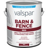 Valspar Latex Paint & Primer In One Flat Barn & Fence Paint, Red, 1 Gal. 009.0028598.007 773300