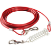 Boss Pet Guardian Gear Large Dog Cable with Spring Dog Tie-Out, 20 Ft. Q3520SPG99 819216