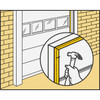 M-D Building Products 30 Ft. White Vinyl Garage Door Top and Sides Seal 03822 271268
