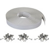 M-D Building Products 30 Ft. White Vinyl Garage Door Top and Sides Seal 03822 271268