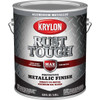 Krylon Rust Tough DTM Oil-Based Gloss Rust Control Enamel, Aluminum, 1 Gal.