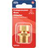 Do it 3/8 In. x 1/2 In. Brass Male Union Compression Adapter