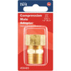 Do it 5-8 In. x 1-2 In. Brass Male Union Compression Adapter 458409 458409