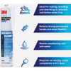 3M 3 Oz. White Marine Adhesive Sealant 5200 05203 794341