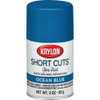 Krylon Short Cuts 3 Oz. High-Gloss Enamel Spray Paint, Ocean Blue SCS-034 770125