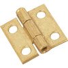 National Hardware 1 In. Brass Loose-Pin Narrow Hinge (2-Pack) N141-622