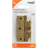 National Hardware 3 In. Brass Loose-Pin Narrow Hinge (2-Pack) N142-067 229390