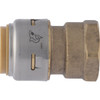 SharkBite 3-4 In. x 3-4 In. FNPT Straight Brass Push-to-Connect Female Adapter UR088A 461798