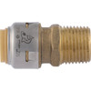 SharkBite 1-2 In. x 1-2 In. MNPT Straight Brass Push-to-Connect Male Adapter UR120A 461806