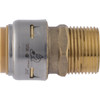 SharkBite 3-4 In. x 3-4 In. MNPT Straight Brass Push-to-Connect Male Adapter UR134A 461823