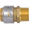 SharkBite 1 In. x 1 In. MNPT Straight Brass Push-to-Connect Male Adapter UR140A 461832