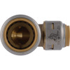 SharkBite 3-4 In. x 1-2 In. Push-to-Connect Reducing Brass Elbow (1-4 Bend) UR274A 464349