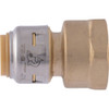 SharkBite 1-2 In. x 3-4 In. FNPT Reducing Brass Push-to-Connect Female Adapter UR068A 464392