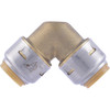 SharkBite 1-2 In. x 1-2 In. 90 Deg. Push-to-Connect Brass Elbow (1-4 Bend) UR248A 461850