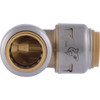 SharkBite 1-2 In. x 1-2 In. 90 Deg. Push-to-Connect Brass Elbow (1-4 Bend) UR248A 461850