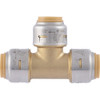 SharkBite 1-2 In. x 1-2 In. x 1-2 In. Brass Push-to-Connect Tee UR362A 461930