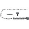 National Hardware Black Door Stop Spring Chain N349-241