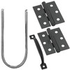 National Hardware Black 2-Hinge Screen Door Kit N107-409