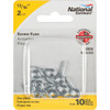National Hardware #214 Zinc Small Screw Eye (10-Count) N118-513 218981