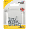 National Hardware #214 Zinc Small Screw Eye (10-Count) N118-513 218981
