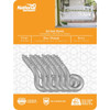 National Hardware #208 Zinc Small Screw Eye (6-Count) N118-257 219025