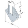 H1A 18-Gauge Galvanized Hurricane Tie H1A 102318