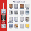 GE Supreme Silicone Kitchen & Bath Sealant, Almond, 10.1  Oz. Cartridge 3017401 771061
