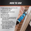 DAP 9.8 Oz. Window, Door & Siding Silicone Sealant, Almond 7079808649 799639