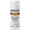 Rust-Oleum Stops Rust Semi-Gloss White 12 Oz. Anti-Rust Spray Paint 7797830
