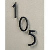 Hy-Ko Architectural Series 6 In. Satin Black House Number One FM-6-1 229237