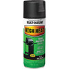 Rust-Oleum Black Flat 12 Oz. High Heat Spray Paint 7778830 781461
