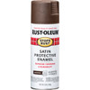 Rust-Oleum Stops Rust Decor 12 Oz. Satin Spray Paint, Dark Brown 241239 771355