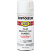 Rust-Oleum Stops Rust White Flat 12 Oz. Anti-Rust Spray Paint 7790830
