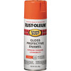Rust-Oleum Stops Rust Orange Gloss 12 Oz. Anti-Rust Spray Paint 214084 789660