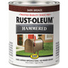 Rust-Oleum Stops Rust Hammered Paint, Dark Bronze, 1 Qt. 239075 770543
