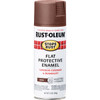 Rust-Oleum Stops Rust Brown Flat 12 Oz. Anti-Rust Spray Paint 214085 778201