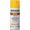 Rust-Oleum Stops Rust Sunburst Yellow Gloss 12 Oz. Anti-Rust Spray Paint 7747830 782683
